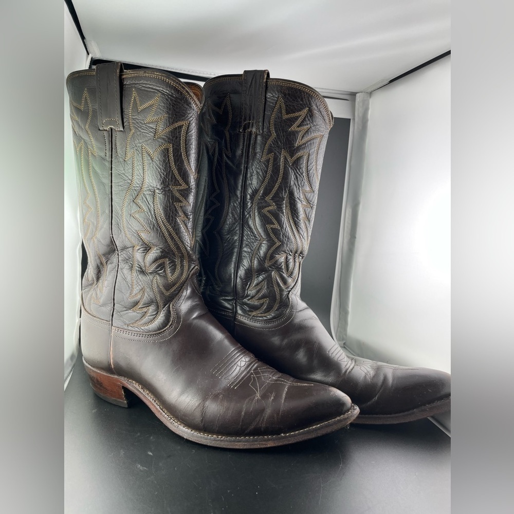 Justin 2908 Men's Boot with Brown 10B - Picture 9 of 15